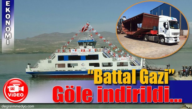 EREĞLİ'DE İMAL EDİLDİ, TIR'LARLA GÖTÜRÜLDÜ, MALATYA'DA GÖLE İNDİRİLDİ