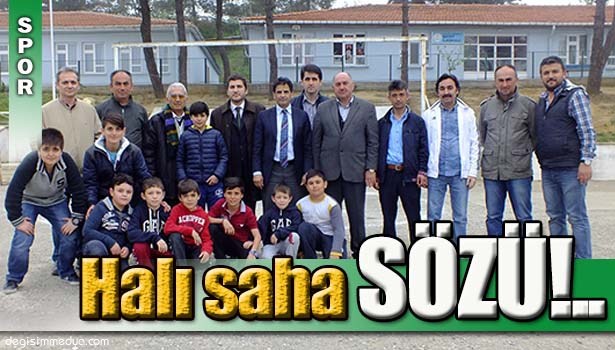 BAYAT KÖYÜ'NE FUTBOL SAHASI..!