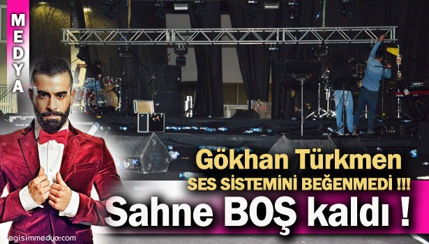 KONSER İPTAL OLDU!..