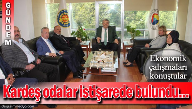 KÖRFEZ VE EREĞLİ TSO BAŞKANLARI BİR ARAYA GELDİ