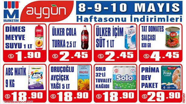 MARKETİM'DE HAFTA SONU İNDİRİMLERİ