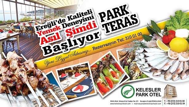 KELEŞLER PARK TERAS AÇILDI