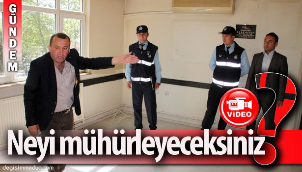 BOŞ İŞYERİNİ MÜHÜRLEMEK İSTEYEN ZABITALARA 'NEYİ MÜHÜRLEYECEKSİNİZ?' DİYE SORDU