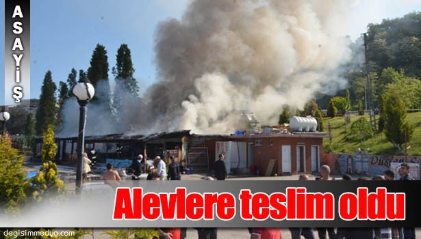 ZONGULDAK'TA 400 BİN LİRALIK RESTAURANT ALEVLERE TESLİM OLDU