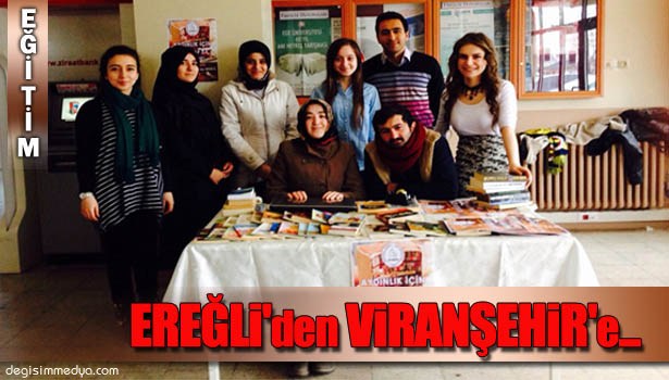 EREĞLİ'DEN VİRANŞEHİR'E KÜTÜPHANE KURDULAR