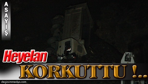 ZONGULDAK'TA TRAŞLAMA YAPILAN DAĞDA HEYELAN: 2 KİŞİ YARALI KURTARILDI