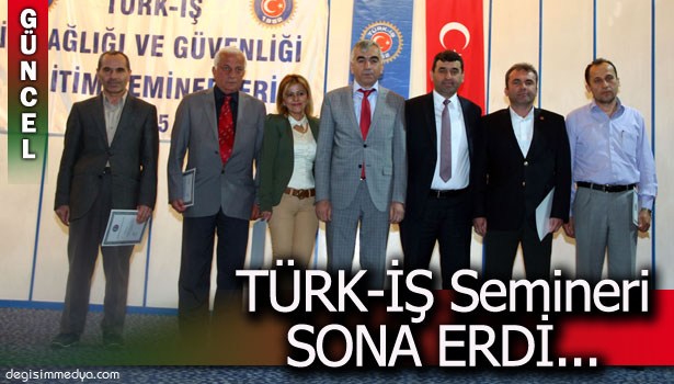 SERTİFİKA DAĞITIM TÖRENİ İLE SON BULDU...