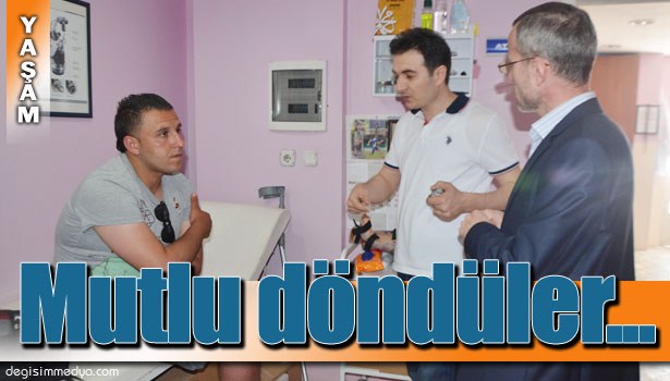 KOLTUK DEĞNEĞİ VE ESKİ PROTEZLE GELDİLER, YÜRÜYEREK GİTTİLER