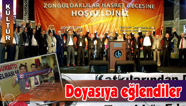 ZONGULDAKLILAR, İSTANBUL'DA DOYASIYA EĞLENDİLER