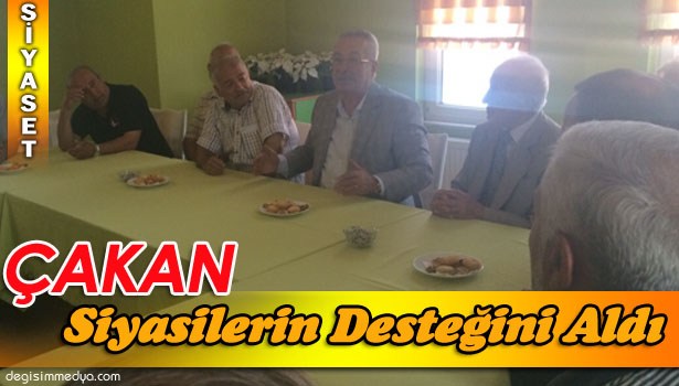 ÇAKAN, DEMOKRAT, ADALET VE DOĞRU YOL PARTİLİLERİYLE BİR ARAYA GELDİ