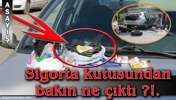 SİGORTA KUTUSUNDAN BİR BUÇUK KİLO ESRAR ÇIKTI !