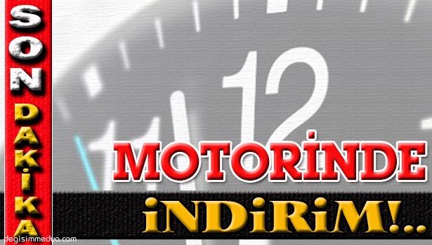 MOTORİNDE İNDİRİM MÜJDESİ GELDİ