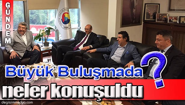 ERDEMİR GENEL MÜDÜRÜ ORHAN, EREĞLİ TSO BAŞKANI TETİKER'İ ZİYARET ETTİ