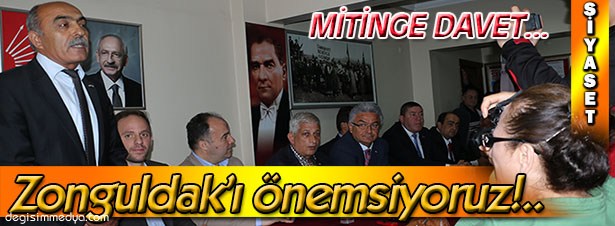 CHP ZONGULDAK'A ÖNEM VERİYOR