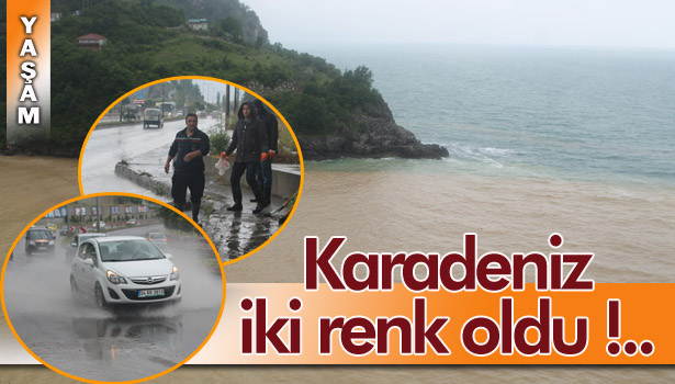 ZONGULDAK'TA SAĞANAK YAĞIŞ ETKİLİ OLDU