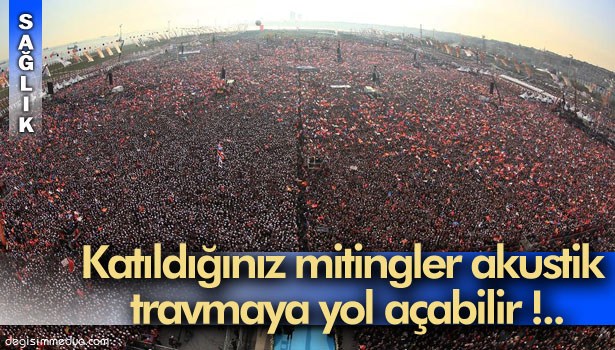 AKUSTİK TRAVMA, ANİ İŞİTME KAYBINA SEBEP OLUYOR!