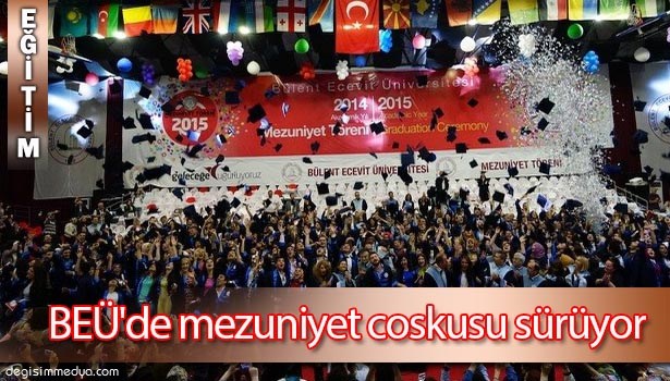 BEÜ'DE MEZUNİYET COŞKUSU SÜRÜYOR