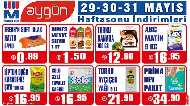 MARKETİM'DE HAFTA SONU İNDİRİMLERİ