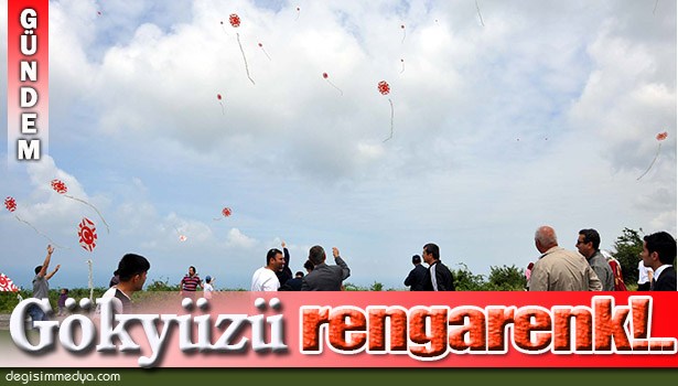 GÖKYÜZÜ UÇURTMALARLA ŞENLENDİ!