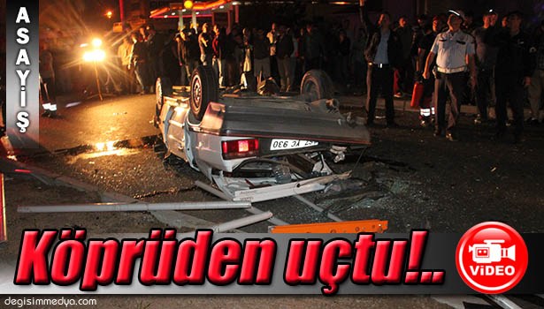 EREĞLİ'DE KÖPRÜDEN UÇAN KİŞİ AĞIR YARALANDI