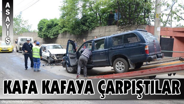 TRAFİK KAZASI: 3 YARALI