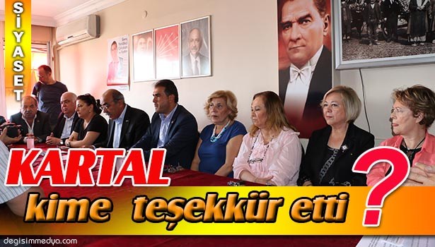 CHP KDZ.EREĞLİ İLÇE BAŞKANI KARTAL TEŞEKKÜR ETTİ