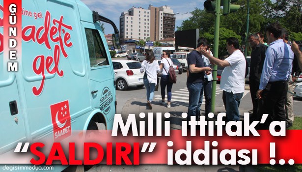 ARACI YUMRUKLADI, CAMI KIRDI !..