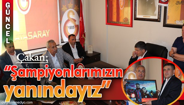 ÇAKAN GALATASARAY TARAFTARLARI DERNEĞİ'Nİ ZİYARET ETTİ