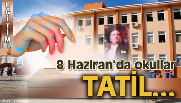 "OKULLARIMIZI 9 HAZİRAN'A DAHA HAZIR HALE GETİRECEĞİZ"