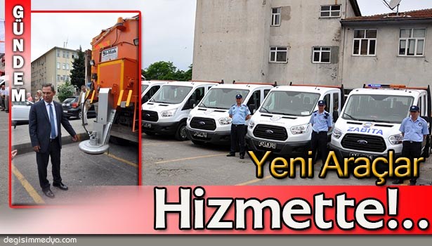 BAŞKAN UYSAL, BELEDİYE ALINAN YENİ ARAÇLARI İNCELEDİ