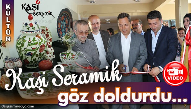 KAŞİ SERAMİK ATÖLYESİ SERGİSİ AÇILDI