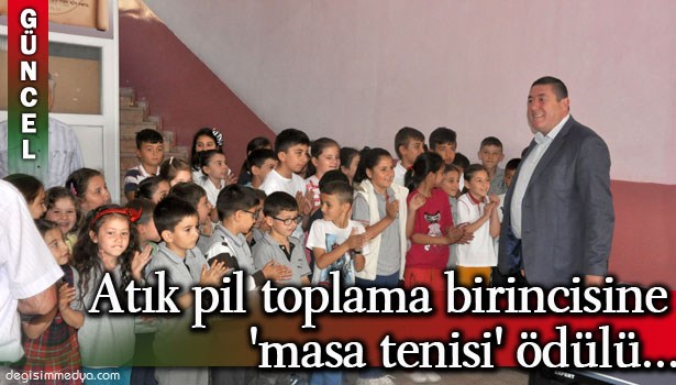 ÖDÜLÜ BAŞKAN TEKİN VERDİ...