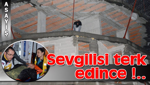 5 KATLI BİNADAN ATLAMAK İSTEDİ !