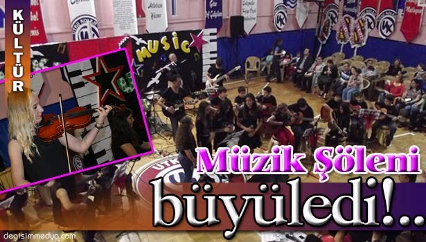 UTKU KOLEJİ'NİN MÜZİK ŞÖLENİ MEST ETTİ
