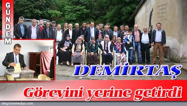 DEMİRTAŞ, BALLICA KÖYÜ'NDE OYUNU KULLANDI