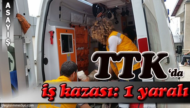 MADEN İŞÇİSİNİN AYAK PARMAĞI KOPTU
