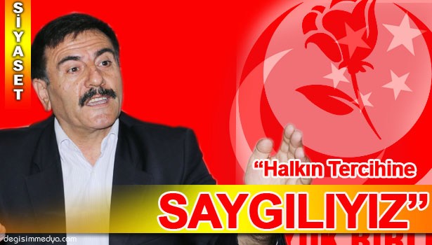BBP EREĞLİ İLÇE BAŞKANI HALICIOĞLU : "HALKIN TERCİHİNE SAYGILIYIZ"
