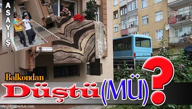 ÖZÜRLÜ GENÇ BALKONDAN DÜŞTÜ İDDİASI