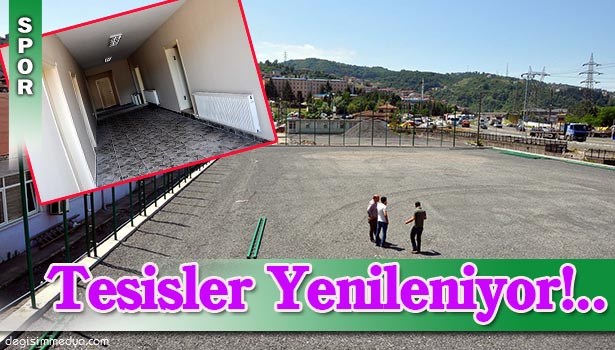 EREĞLİ BELEDİYESPOR TESİSLERİ YENİ SEZONA YENİLENİYOR