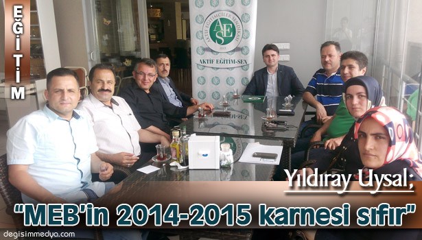 2014-2015 EĞİTİM ÖĞRETİM YILINI DEĞERLENDİRDİLER...