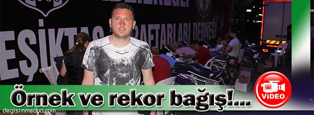 BEŞİKTAŞLI TARAFTARLARDAN 160 ÜNİTE KAN VE 54 ÜNİTE KÖK HÜCRE BAĞIŞI