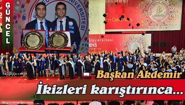 İKİZ KARDEŞLERİN BÜYÜK BAŞARISI