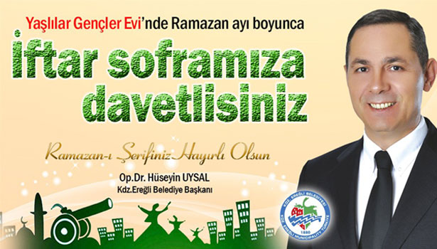 KDZ. EREĞLİ BELEDİYESİ 30 GÜN BOYUNCA İFTAR VERECEK