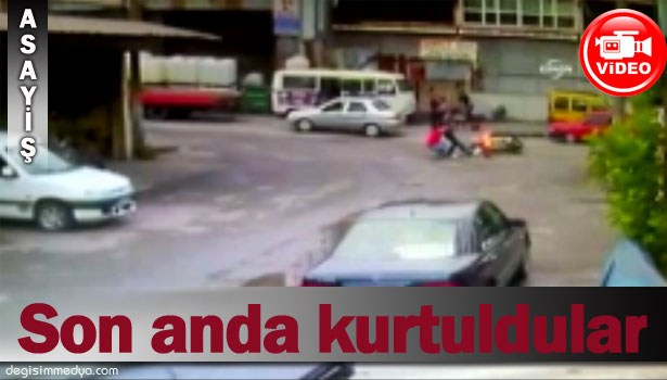 MOTOSİKLET ALEV ALDI