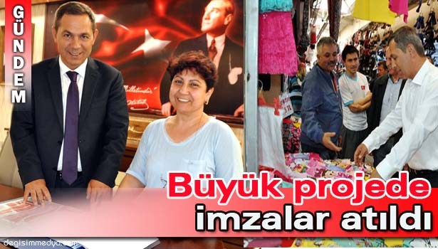 EREĞLİ BELEDİYESİ PAZARYERİ PROJE İHALESİ İMZALANDI