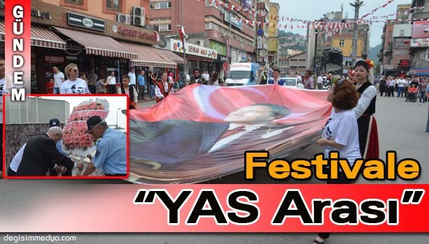 KARAELMAS 14'ÜNCÜ GELENEKSEL KÜLTÜR VE SANAT FESTİVALİ'NE YAS ENGELİ