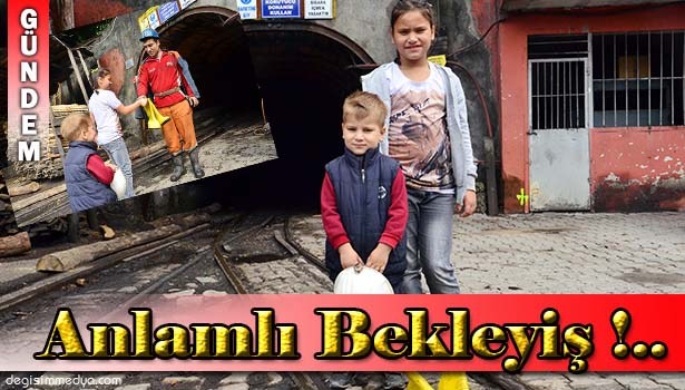 MADENCİ BABALARINI DAKİKALARCA OCAK AĞZINDA BEKLEDİLER
