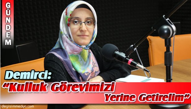 ELİF DEMİRCİ CANLI YAYIN KONUĞU OLDU