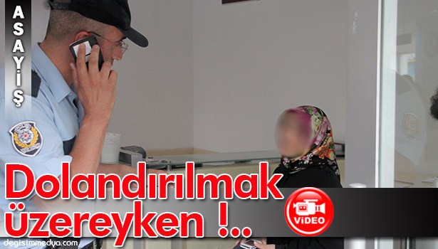 POLİS ZOR İKNA ETTİ !..