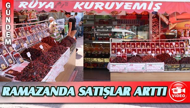 RAMAZANDA HURMA SATIŞLARI ARTTI